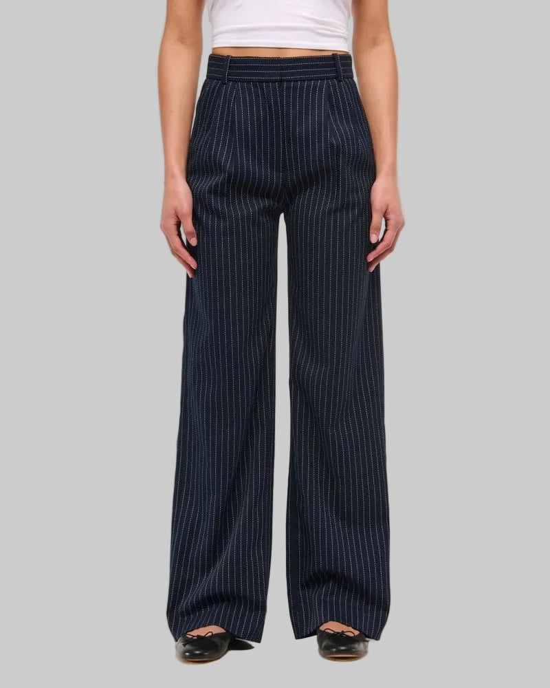 Women's Pinstriped Pants