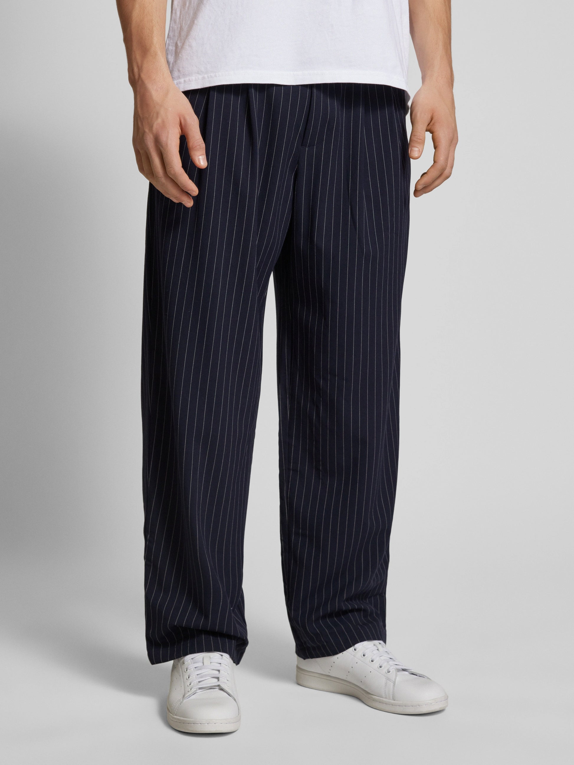 Pinstriped Pants