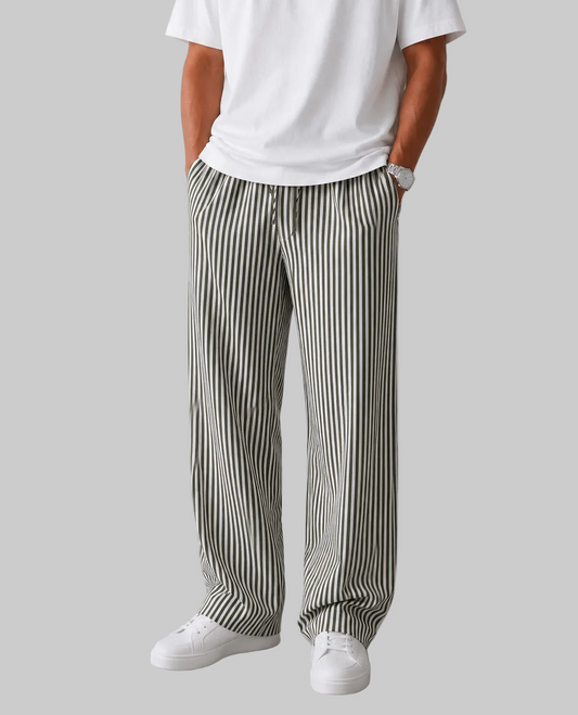 Monaco Striped (Olive green)