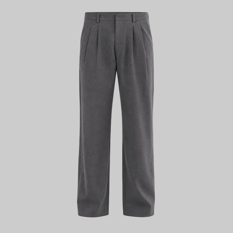 Essaint Tailored Grey pants, front view